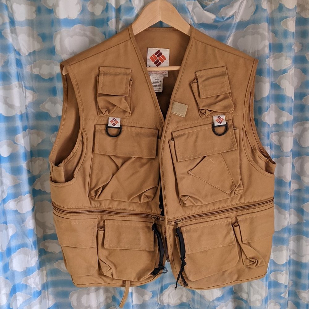 Vintage Columbia Sportswear Fly Fishing Jacket Medium